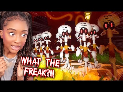 SQUIDWARD?!! ...this is a NIGHTMARE!! | Nightmare in Squidville
