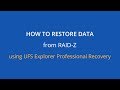 How to restore data from RAID-Z using UFS Explorer Professional Recovery