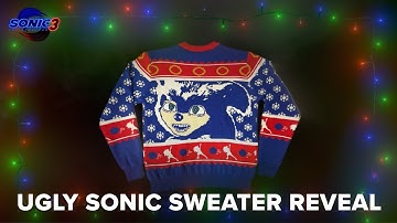 Sonic the Hedgehog 3 | Ugly Sonic Sweater Reveal (2024 Movie)