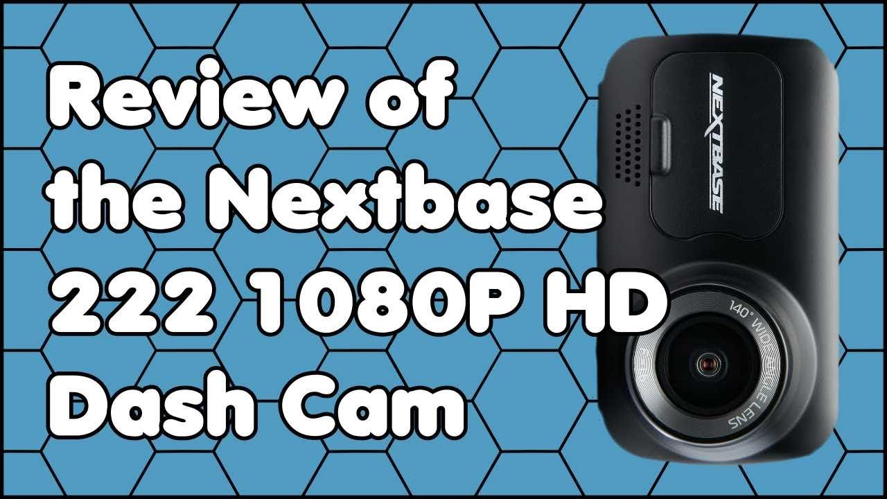 Nextbase 222 Dash Cam 2.5 Hd 1080p Wireless Compact Car Dashboard