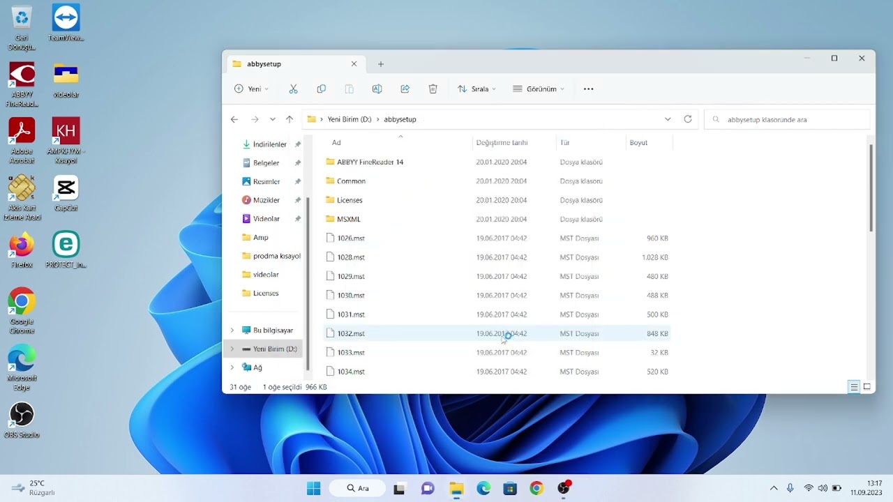 ABBYY FineReader Kurulumu