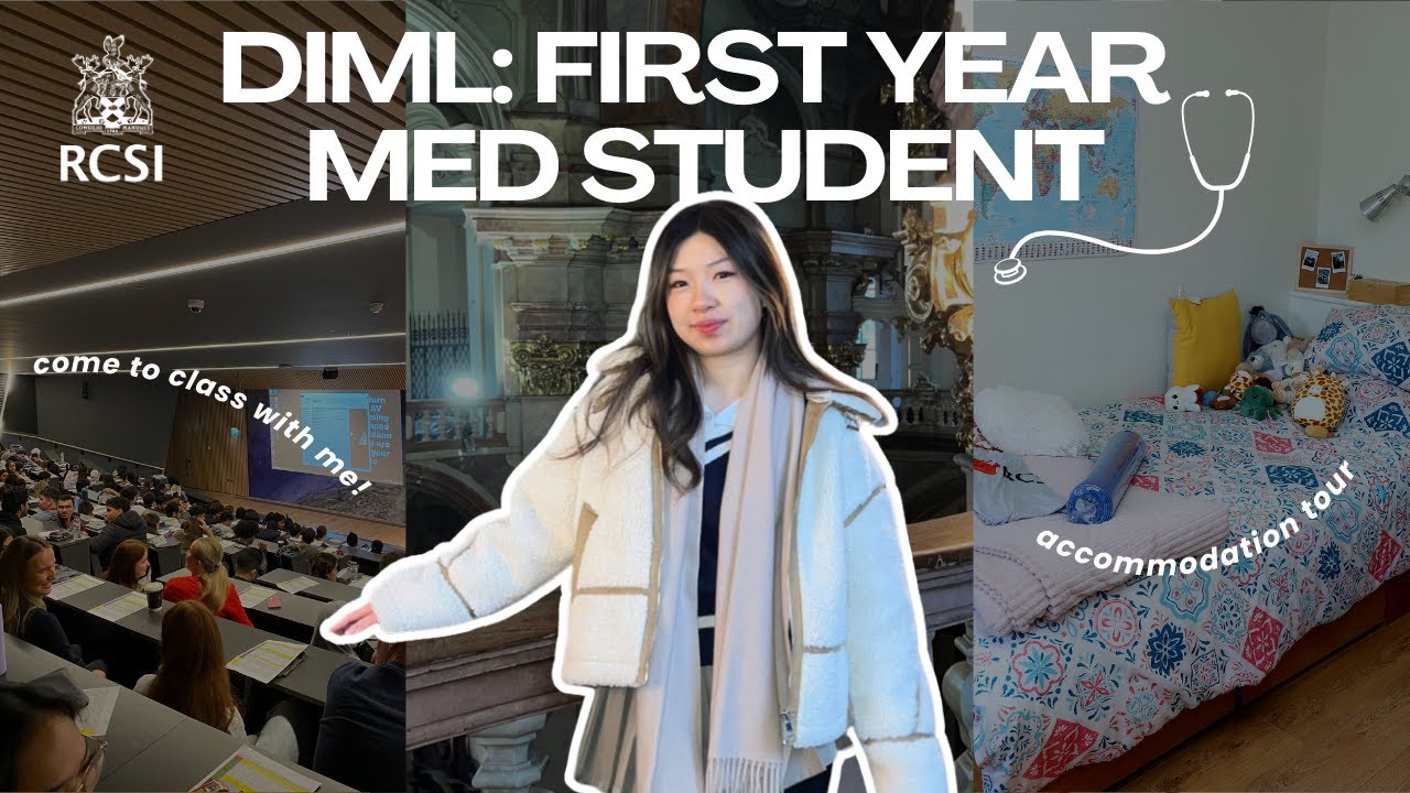 day in my life as a first year medicine student | classes, meet my friends, accommodation tour 🩺🥼🤍