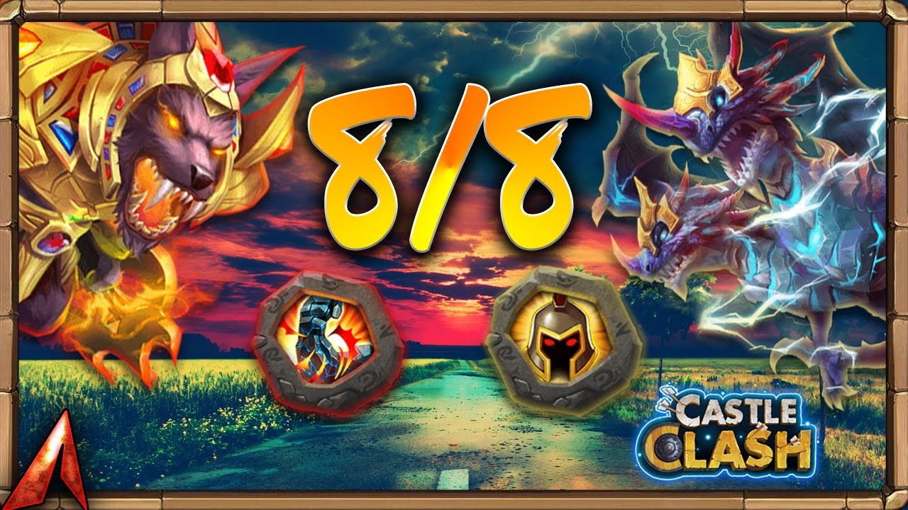 Upgrading 2 Talents to 8/8! Castle Clash