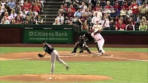 2011/08/22 Mayberry's two-run blast