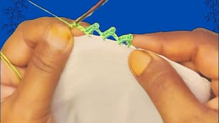 Wow👌Very Simple Crochet Neck Design | Crosia Sleeves Lace Design | Quershia lace Dupatta #tığişi