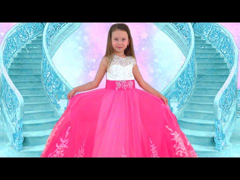 Alice and Dad makes a new Dress for Princess party | fun Dress Up