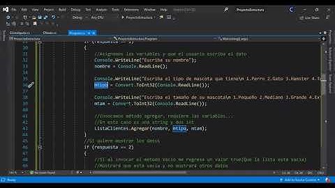 Lista Ligada en C# | Visual Studio