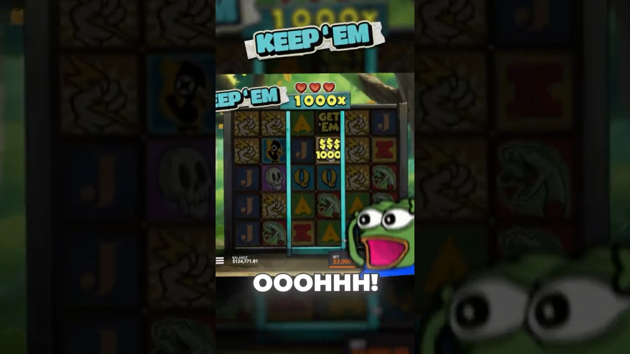 MY BIGGEST FEATURE SPIN WIN EVER ❗❗❗ AN INSANE 6000x MULTIPLIER ON KEEP'EM ❗ #casino