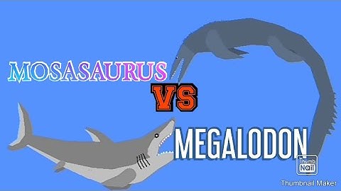MOSASAURUS VS MEGALODON | BATTLE EPIC | STICK NODES