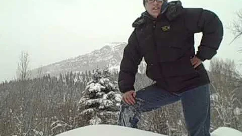 Climbing the Snow Mound