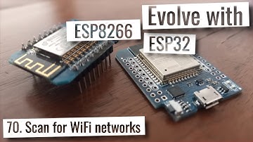 ESP32 & ESP8266 - How to scan for local WiFi networks