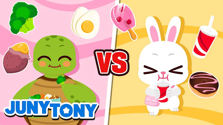 Healthy Food vs Junk Food 🍔🥗 | Good Habits Songs for Kids | JunyTony