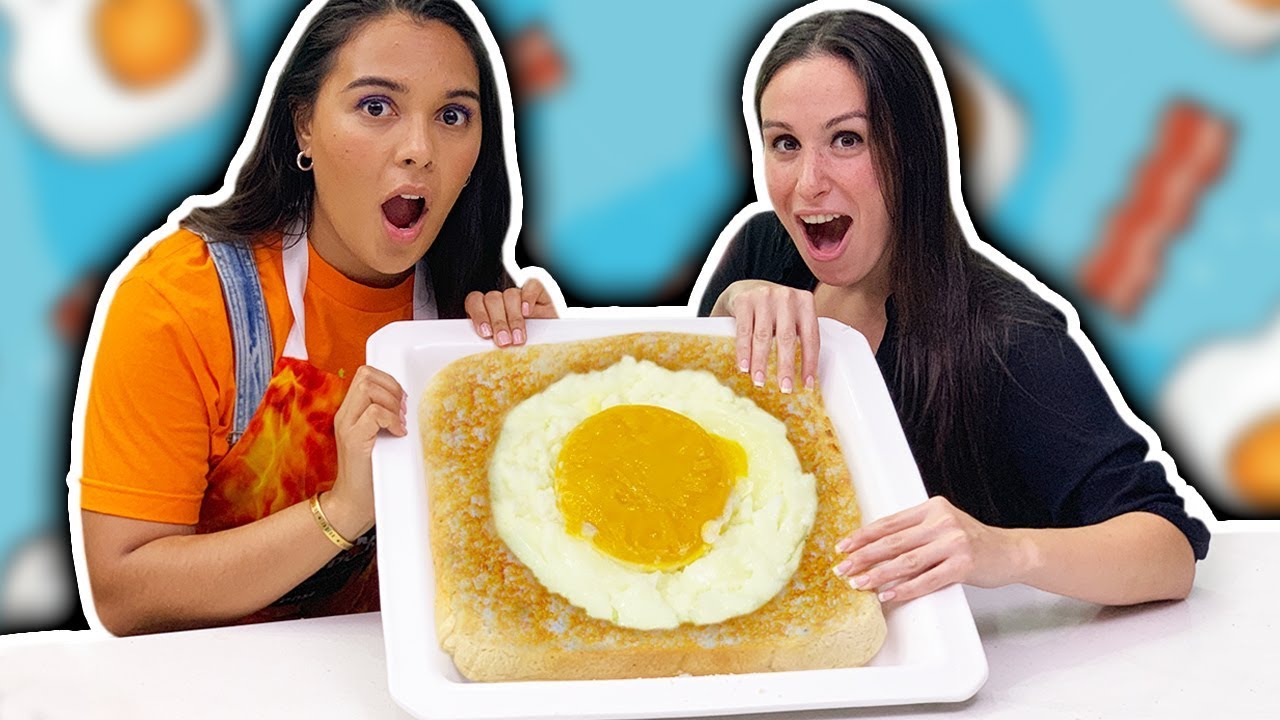 We made a MASSIVE Egg-In-A-Hole!!!  