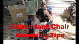 Adirondack Chairs Assembly Tips: Watch This FIRST