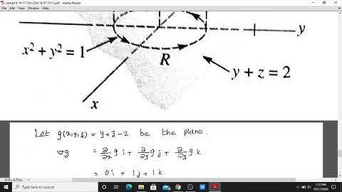 Calicut University - Sem 3 - ComplimentaryMathematics - Stokes Theorem -  Part 3.