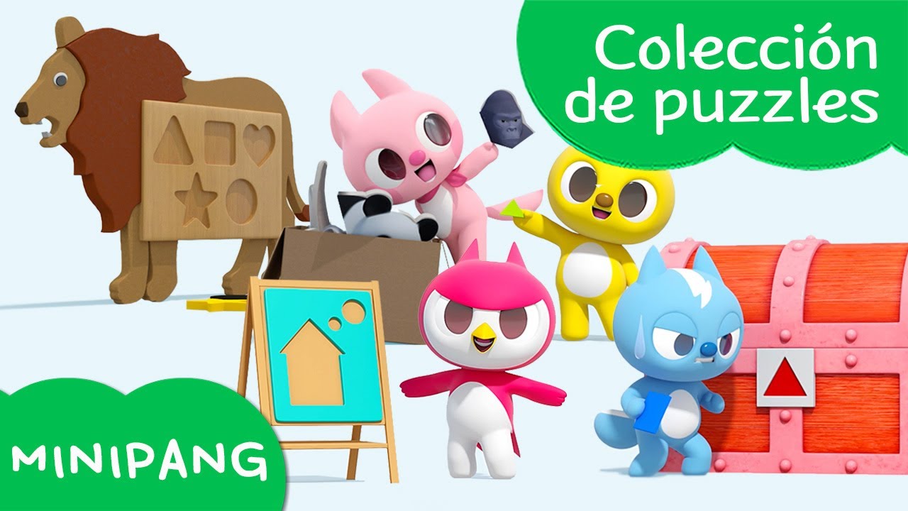 Aprende palabras con MINIPANG | Colección de puzzles🧩| MINIPANG TV 3D Play