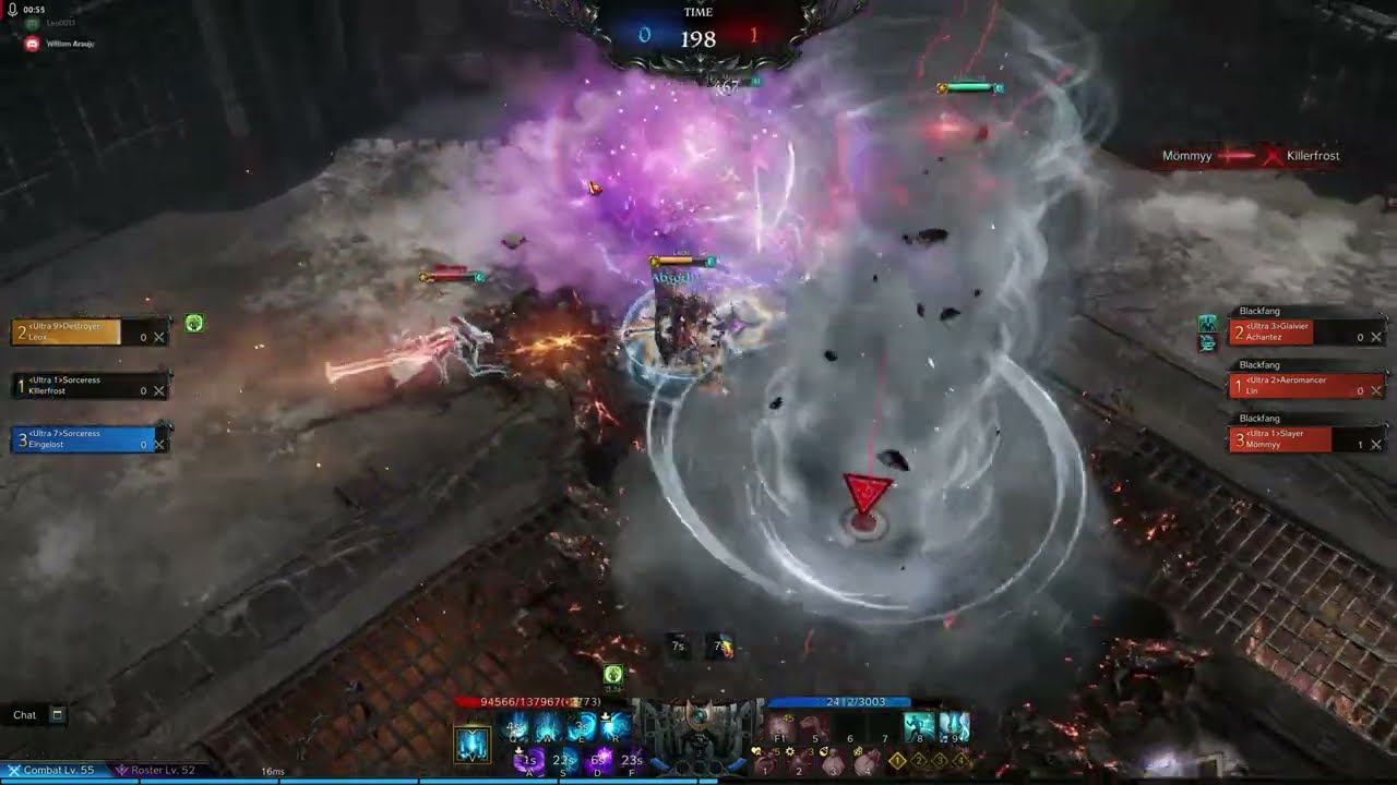 Lost Ark PvP - Team Deathmatch - Destroyer + Sorceress - 3v3 (Victory) 🏆ft. 