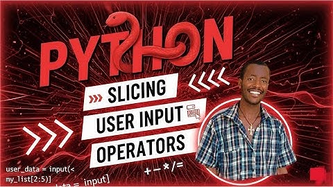 🔴የግድ ሊታወቅ የሚገባ python code በአማርኛ | Slicing, User Input & Operations Explained in Amharic #part 4