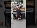 street pianist in public #antwerp #piano #public #street #viral