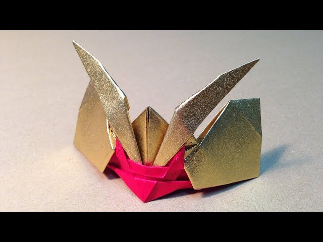 Origami Samurai Helmet Beetle Tutorial Contact Us At