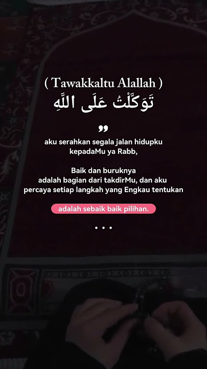 sebelum kaki melangkah