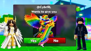 التداول من لا شيء إلى RAINBOW MAGIA BOSS في Lucky Block Rush (Roblox) screenshot 3