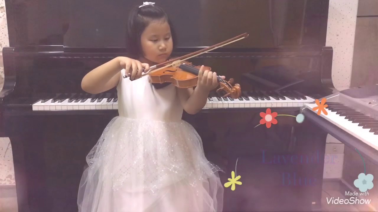 Violin cover Lavender Blue น้องโมน่า - YouTube