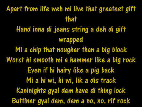 Vybz Kartel   Punany A Mi Best Friend Lyrics Aug 2013