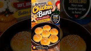 Lets Make Chicken Buns at Home #chickenbunsrecipe #foodshorts #viralshorts #trendingnow #food