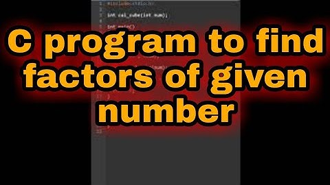 C program to find factors of given number || #shorts #code #coding #coder #reels #programming