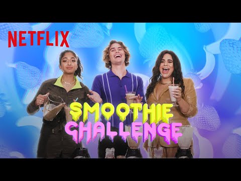 Outer Banks vs Never Have I Ever vs On My Block | Smoothie Challenge | Netflix