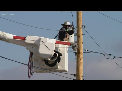 Power and water is being restored in Mayfield, Kentucky
