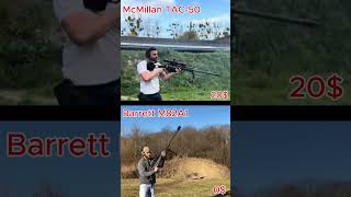 Head-to-Head: Barrett M82A1 vs. McMillan Tac-50 – Which Is the Superior Rifle? #AntiMaterial