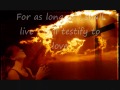 Testify to love - with lyrics for worship