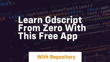 learn gdscript from zero with this free app