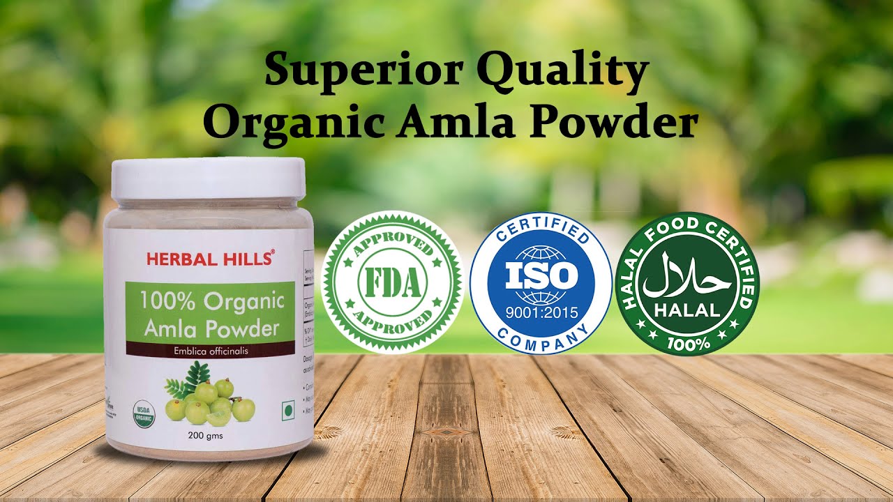 Organic Amla Powder Rich In Vitamin C Boost Immunity Healthy