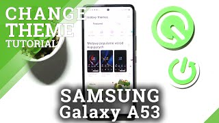 How to Change Device Theme on SAMSUNG Galaxy A53 - Adjust Device Theme screenshot 2
