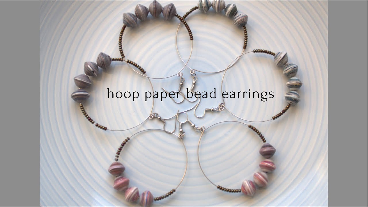 Moogieredshoes Paper Bead Jewelry