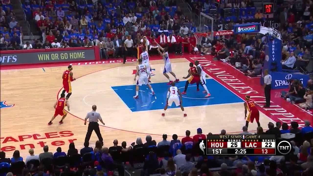 NBA, playoff 2015, Rockets vs. Clippers, Round 2, Game 4, Move 8, James ...