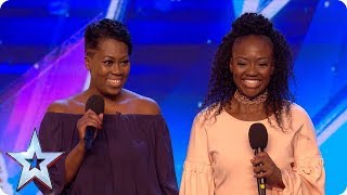 Sisters Suzanne and Roxanne take on Stormzy and have a big SURPRISE in store! | Auditions | BGT 2018