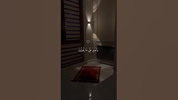 وَاصْبِرْ عَلَىٰ مَا يَقُولُونَ وَاهْجُرْهُمْ هَجْرًا جَمِيلًا | سورة المزمل #ماهر_المعيقلي #قرآن