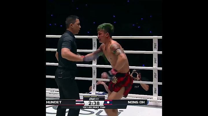 SHOCKING KO 😱 Nong Oh stops Khundet 24 seconds into Round 2 of his ONE Friday Fights debut!