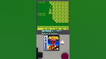 METROID 2: RETURN OF SAMUS. (Gameboy 1991)