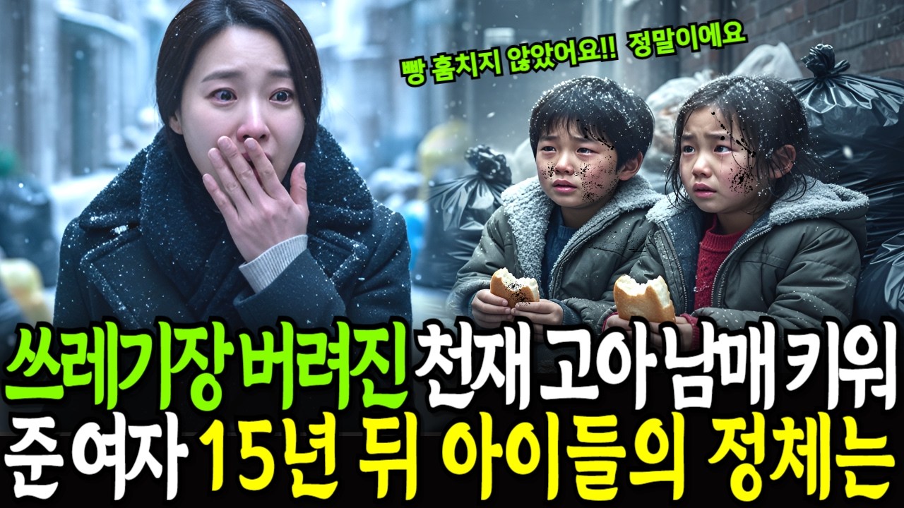 쓰레기장 버려진 천재 고아 남매를 주워 키운 여자, 15년 뒤 아이들의 정체가 드러나는데..  | 노후사연 | 감동사연 | 사연라디오 | 오디오북