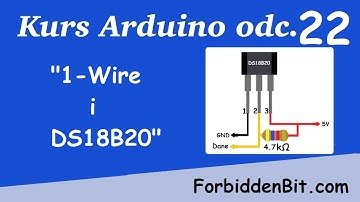 Kurs Arduino odc 22 1-Wire i Czujnik temperatury DS18B20