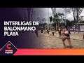 Se celebró el interligas de balonmano playa en Bogotá