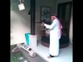 Middle eastern shooting machine gun so funny