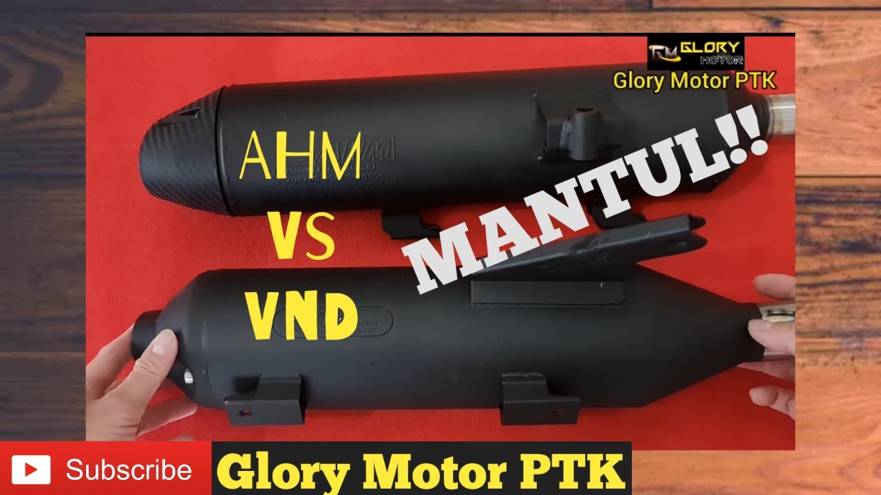 Perbedaan Kenalpot AHM vs VND Racing, Detail Design Hingga Suara Kenalpotnya || Dua-Duanya Mantul!!