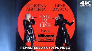 Celebrity [4K 60FPS] Christina Aguilera & Demi Lovato - Fall In Line (Live on 2018 Billboard Music Awards) Profile