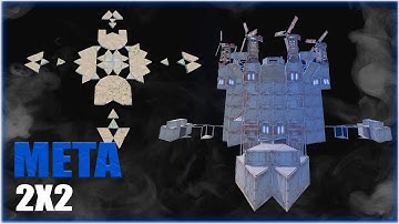 INSANE 2X2 Rust Base Design | Bunkers | Open Core | Rust Building Tutorial 2024